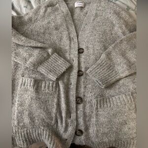 Old Navy long button up cardigan with front pockets